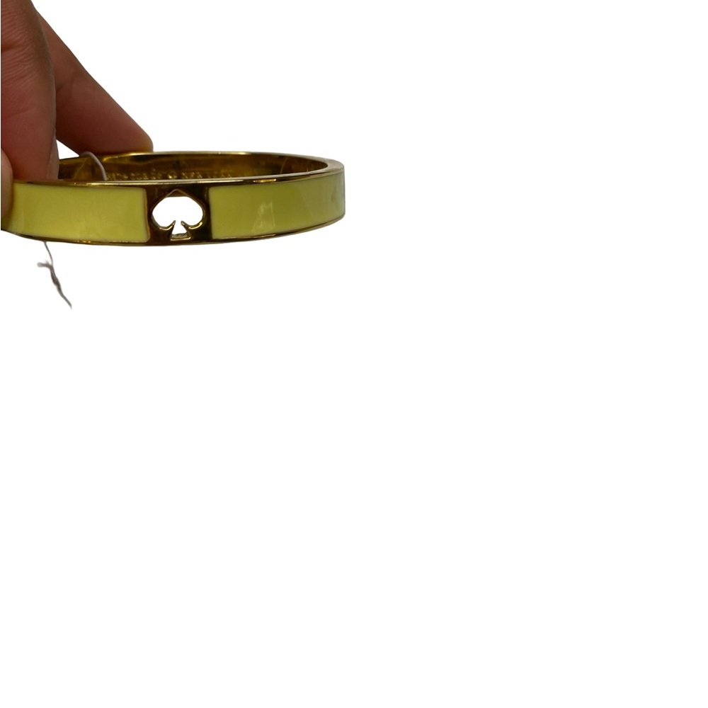 Brand New Kate Spade Gold and Yellow Enamel Bangle - Picture 4 of 7
